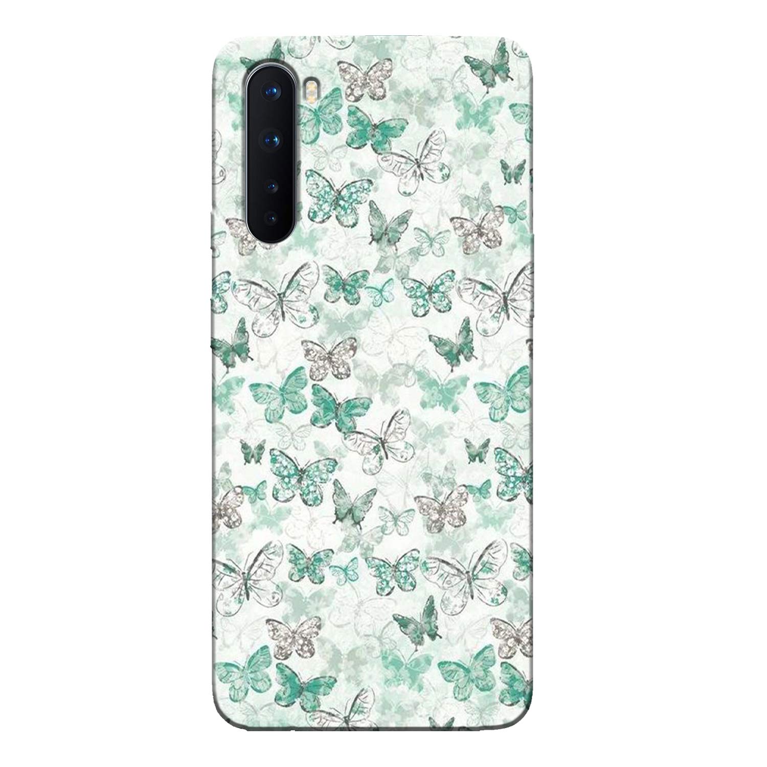 Purple butterfly pattern